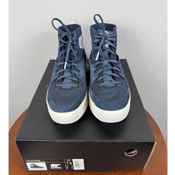 Sorel Shoes - SOREL ONA 503 Mid Platform Sneaker in Blue Size 7.5